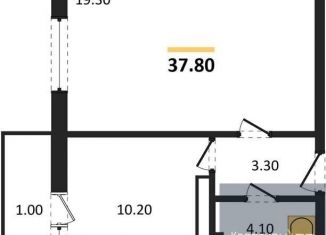 Продам 1-ком. квартиру, 37.8 м2, Воронеж, улица Серафима Саровского, 181, ЖК Новое Подгорное