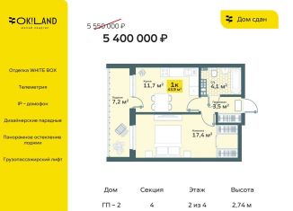 Продам 1-ком. квартиру, 43.9 м2, Тюмень, Ленинский округ, улица Сергея Свиридова, 7