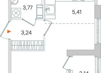 Продажа квартиры студии, 27.7 м2, Пушкин