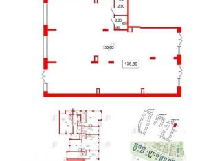 Сдается помещение свободного назначения, 135.8 м2, Санкт-Петербург, проспект Ветеранов, 210, Красносельский район