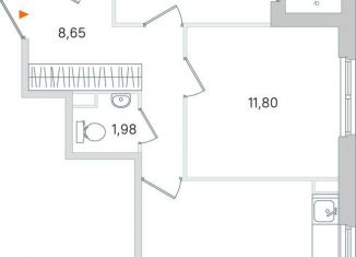 Продажа 2-ком. квартиры, 58.3 м2, Пушкин