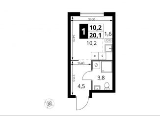 Продам квартиру студию, 20.1 м2, деревня Румянцево, СНТ Гипрохим, 1Ас1