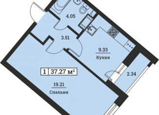 Продаю 1-ком. квартиру, 37.3 м2, Мурино, ЖК Урбанист, Екатерининская улица, 19