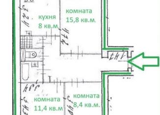 Продаю трехкомнатную квартиру, 60.4 м2, Санкт-Петербург, улица Бутлерова, 13, Калининский район