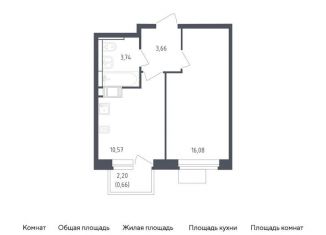 Продам 1-ком. квартиру, 34.7 м2, Московская область, жилой комплекс Пятницкие Луга, к2/2