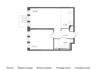 Продажа однокомнатной квартиры, 42.8 м2, Московская область, жилой комплекс Горки Парк, к3.1