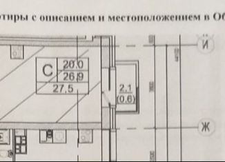 Продаю квартиру студию, 28.1 м2, Ленинградская область, жилой комплекс Итальянский Квартал, 5