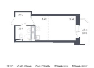 Продаю квартиру студию, 22.3 м2, Санкт-Петербург, ЖК Живи в Рыбацком, жилой комплекс Живи в Рыбацком, 4