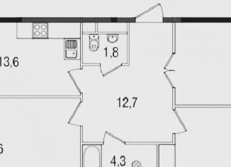 Продаю 3-ком. квартиру, 90.7 м2, Москва, станция Бульвар Рокоссовского, Тагильская улица, 4В