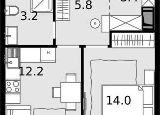 Продам 1-ком. квартиру, 38.6 м2, Москва, СВАО, Отрадная улица, 4А