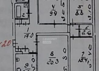 Продам четырехкомнатную квартиру, 94.2 м2, Астраханская область, улица Бабаевского, 35к3