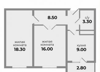 Продам двухкомнатную квартиру, 50 м2, Михайловск, Прекрасная улица, 17