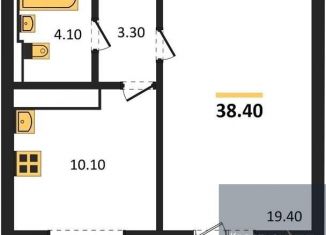 Продам однокомнатную квартиру, 38.4 м2, Воронеж, улица Загоровского, 13к2