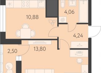 Продажа 1-комнатной квартиры, 34.2 м2, Свердловская область