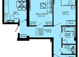 Продаю трехкомнатную квартиру, 83 м2, Севастополь, улица Павла Корчагина, 23/1, ЖК Каравелла