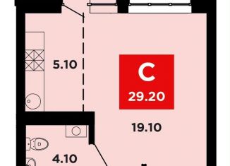 Продажа квартиры студии, 29.2 м2, Краснодар, Конгрессная улица, лит17, Прикубанский округ