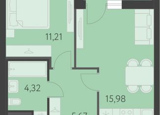 Продаю 1-комнатную квартиру, 38.7 м2, Свердловская область