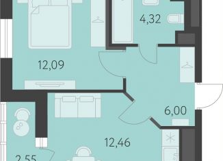 Продам однокомнатную квартиру, 36.1 м2, Свердловская область