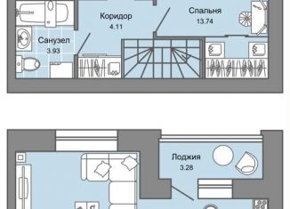 3-ком. квартира на продажу, 80 м2, Ульяновск, Заволжский район, жилой комплекс Дивный Сад, 1