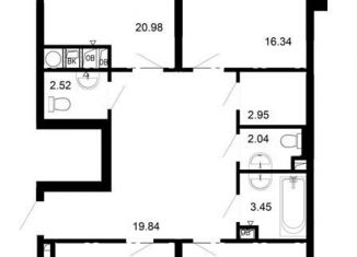 Продается 3-ком. квартира, 118.1 м2, село Павловская Слобода, Изумрудная улица, 6к5