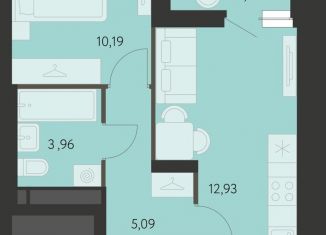 Продаю 1-комнатную квартиру, 36.7 м2, Екатеринбург, метро Чкаловская, улица Вильгельма де Геннина, 23