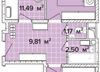 Продается 2-ком. квартира, 65.8 м2, Краснодарский край, Тепличная улица, 4к1