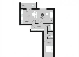 Продается 2-ком. квартира, 65.5 м2, Смоленская область