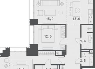 Продам 2-комнатную квартиру, 85.8 м2, Москва, Садовая-Сухаревская улица, 14с1, метро Сухаревская