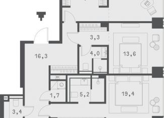 Продается 3-ком. квартира, 171.1 м2, Москва, метро Трубная, Садовая-Сухаревская улица, 14с1