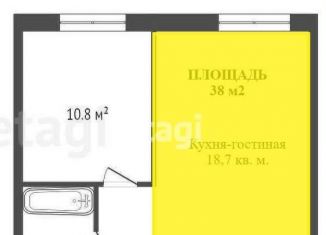 Продам 1-ком. квартиру, 38 м2, Санкт-Петербург, Адмиралтейский район, жилой комплекс Лермонтовский 54, к 2.1