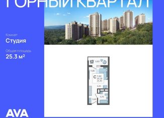 Квартира на продажу студия, 25.3 м2, село Раздольное