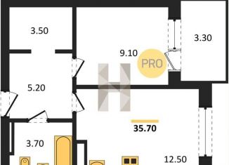 Продажа 1-ком. квартиры, 35.7 м2, Новосибирская область, автодорога № 11