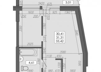 Продам 2-комнатную квартиру, 31.3 м2, Владивосток, улица Мыс Кунгасный, 3Б, Фрунзенский район