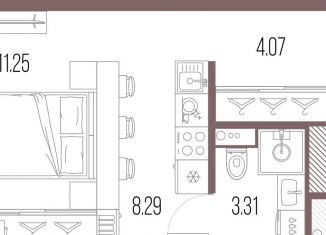 Квартира на продажу студия, 26.9 м2, Санкт-Петербург, Василеостровский район