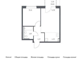 Продаю однокомнатную квартиру, 39 м2, Москва, жилой комплекс Молжаниново, к6, САО