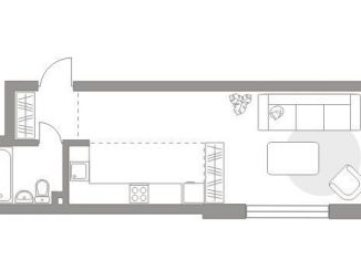 Квартира на продажу студия, 34.2 м2, Москва, ЮВАО