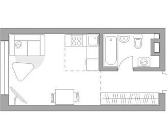 Продажа квартиры студии, 26 м2, Москва, метро Селигерская
