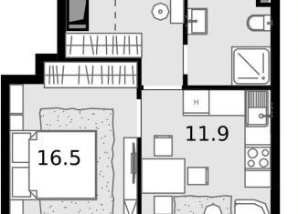 Продаю 1-комнатную квартиру, 35 м2, Москва, Отрадная улица, 4А, СВАО