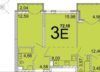 Продаю трехкомнатную квартиру, 68 м2, Екатеринбург, метро Чкаловская, улица Академика Парина, 35/2