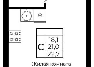 Продаю квартиру студию, 22.7 м2, Краснодар, жилой комплекс Европа Клубный Квартал 6, лит4