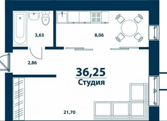 Продажа 1-комнатной квартиры, 36.3 м2, Республика Башкортостан