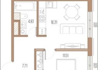 Продаю 1-ком. квартиру, 40.5 м2, Санкт-Петербург, улица Стахановцев, 1