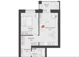 Продам однокомнатную квартиру, 48 м2, Киров, улица Дмитрия Козулева, 8