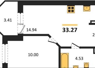 Продаю 1-комнатную квартиру, 33.3 м2, Екатеринбург, Ленинский район