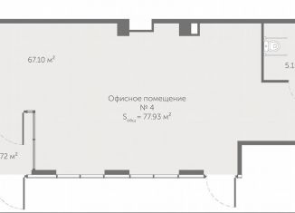 Продам помещение свободного назначения, 77.93 м2, Санкт-Петербург, Коломяжский проспект, 4, Приморский район