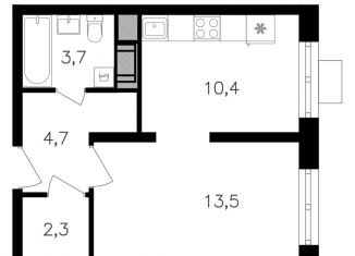 Продам квартиру студию, 34.6 м2, Москва, район Щукино