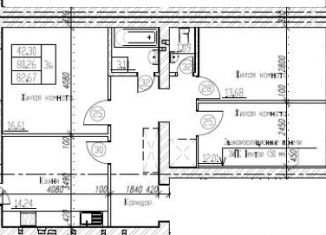 Продам 3-комнатную квартиру, 80.7 м2, Ярославль, ЖК Новосёлки