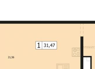 Продаю 1-ком. квартиру, 30.5 м2, Краснодар, улица Автолюбителей, 1Длит4, ЖК Парусная Регата