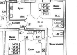 Четырехкомнатная квартира на продажу, 52 м2, Саратов, улица имени К.П. Панченко, 5, Кировский район