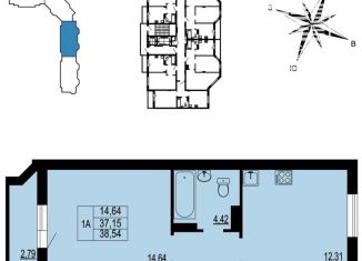 Продается 1-ком. квартира, 38.5 м2, Владимир, Ленинский район